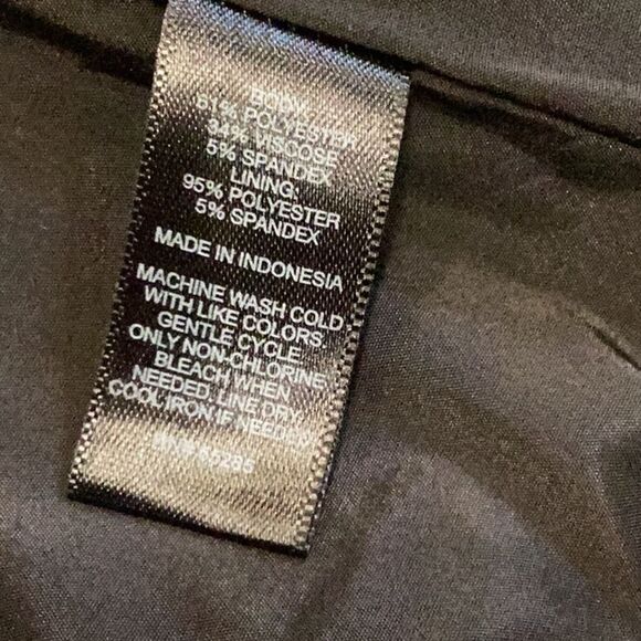 Express exposed back zipper Pencil skirt Black Size 6 - Picture 9 of 10